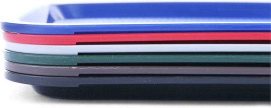 Fast-Food-Tablett aus Polypropylen 35x45cm Rot