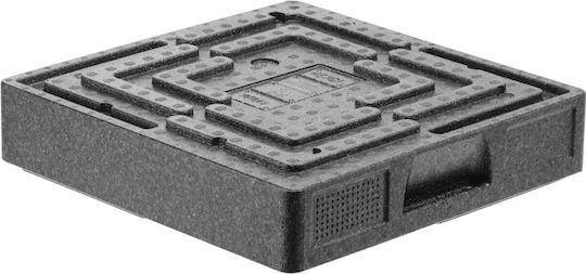 Thermischer Catering-Behälter Transport von Lebensmitteln Salto Intern 35x35x4,5cm 5l