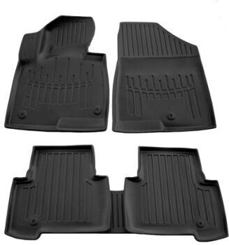 Umbrella Set Covorașe Față și Spate 4buc din Plastic pentru Hyundai Santa Fe 2012-2018 Negre