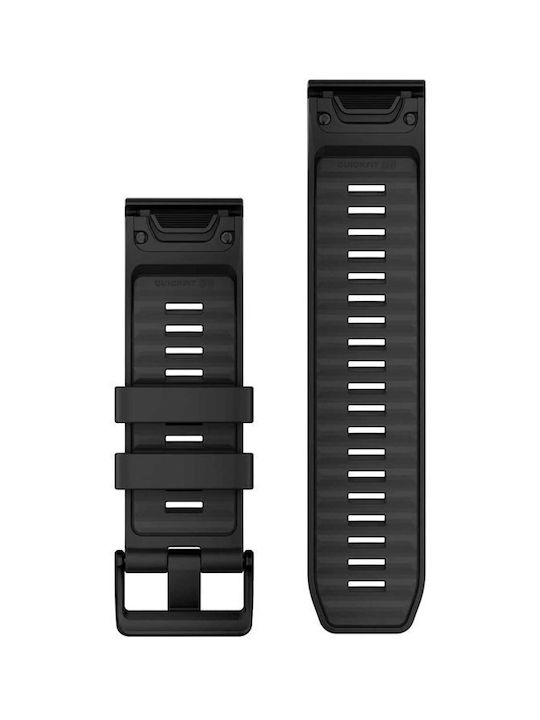 Garmin Quickfit 26 Black Silicone Band