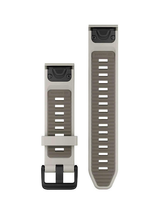 Garmin Quickfit 20 Nebelgrau Dunkler Sandstein Silikonarmband Garmin Quickfit 20 Nebelgrau Dunkler Sandstein Silikonarmband