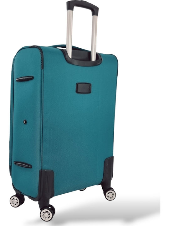 Medium Fabric Suitcase 4 Wheels Playbags Collection Fw8024-24 65cm Petrol