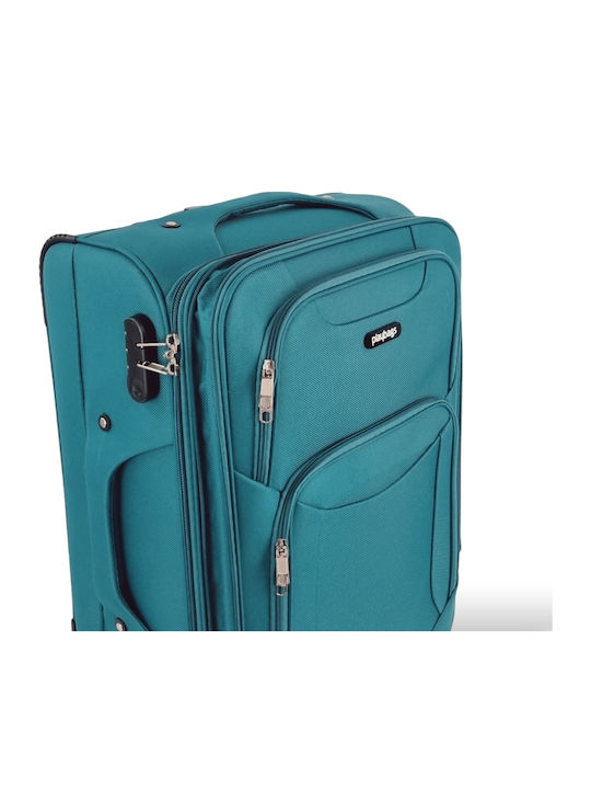 Medium Fabric Suitcase 4 Wheels Playbags Collection Fw8024-24 65cm Petrol