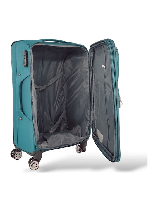 Large Fabric Suitcase 4 Wheels Playbags Collection Fw8024-28 75cm Petrol