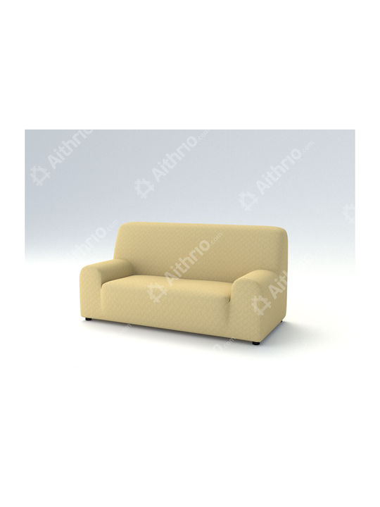 Aithrio Miro Elastic Cover for Three Seater Sofa Beige 1pcs Miro-Kanapes-Τριθέσιος-Μπεζ