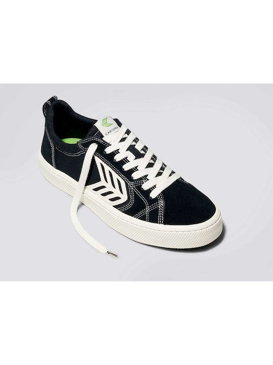 Cariuma Catiba Pro Sneakers Black Suede And Canvas