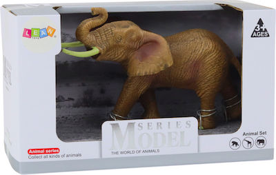 Miniatur-Spielzeug African Elephant With Raised Trunk Safari Gray 18cm