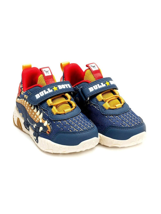 Bull Boys Kids Sneakers with Lights Blue