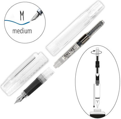 Fountain Pen Bachelor Ice M Converter 54114 Online 4014421541147 Nibs Medium