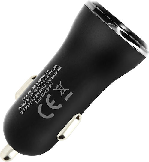 2400ma Usb 2 Port Car Charger Led Charge Indicator