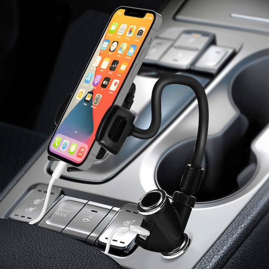 KFZ-Halterung Zigarettenanzünder + 2 USB-Anschlüsse + 1x Zigarettenanzünder