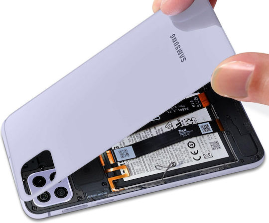 Оригинален заден капак на батерията Samsung Galaxy A22 5G Лавандула