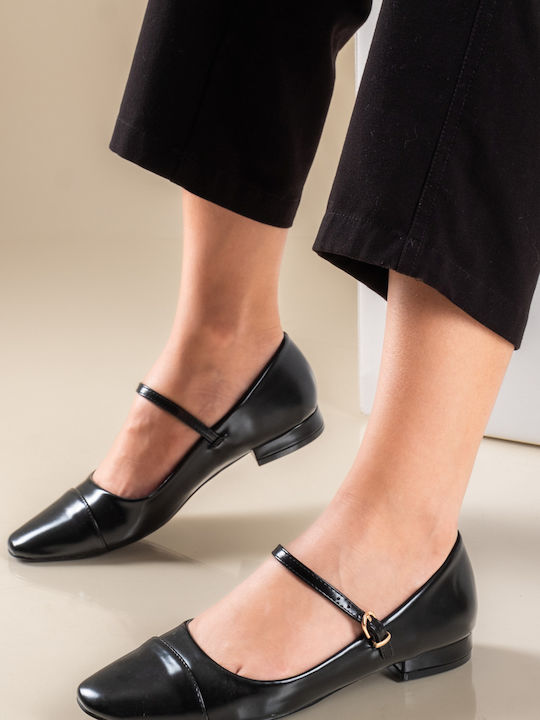 Black Heels with Strap