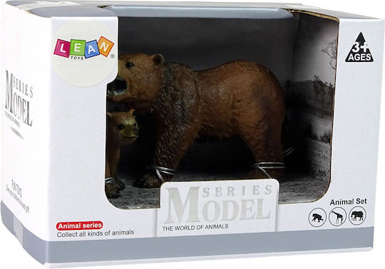 Lean Toys Urs Grizzly Cu Pui