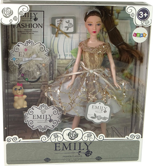 Lean Toys Emily Puppe für 3+ Jahre alt+ Jahre 30cm.