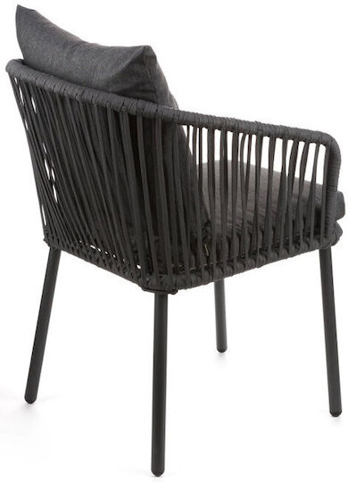Esperia Outdoor Dining Room Set 7 Pieces Anthracite