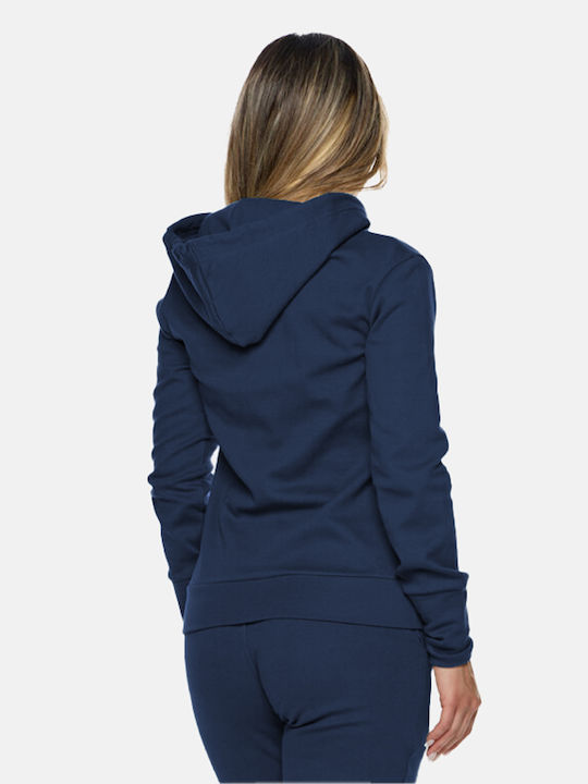 Bodymove Women's Hooded Cardigan Dark blue