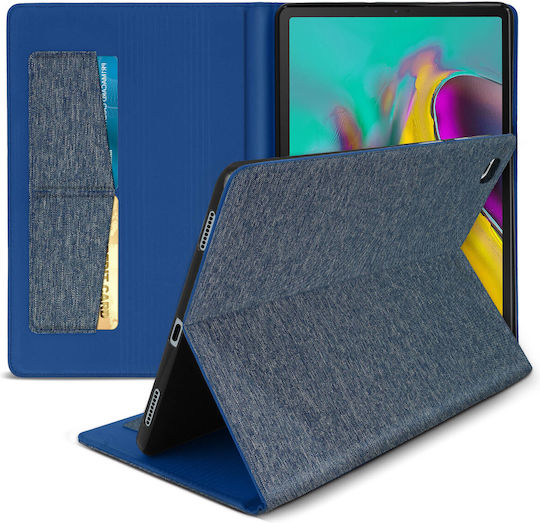 Samsung Galaxy Tab S5e Flip Case Stand Function Wallet Blue