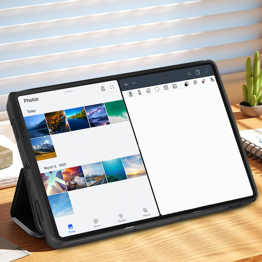 Cover Lenovo Tab P12 Video Support Keyboard Sleep Mode Black