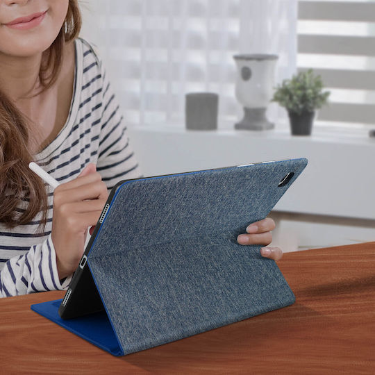 Samsung Galaxy Tab S5e Flip Case Stand Function Wallet Blue
