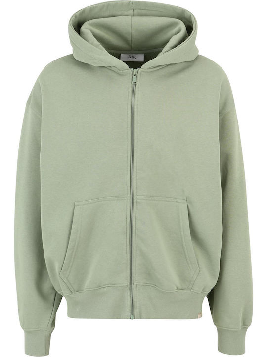 Def Men's Sweatshirt Jacket Green