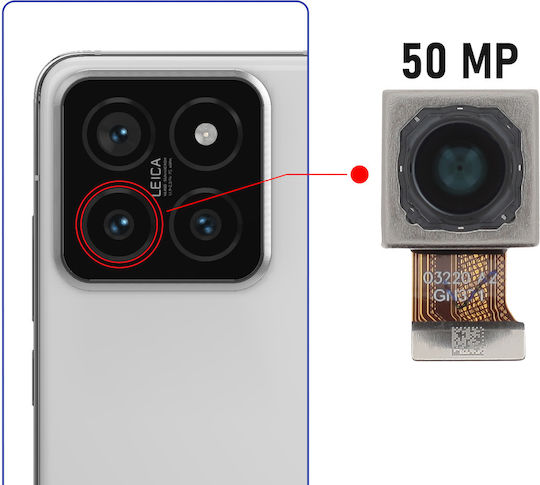 Relife Kameramodul Xiaomi 14 50mp 3.2x Zoom Schwarz