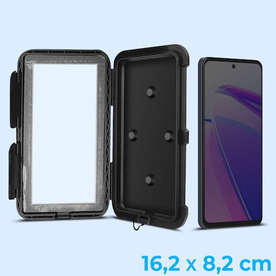 Avizar Handlebar Phone Mount Waterproof Multi-angle Adjustment Black