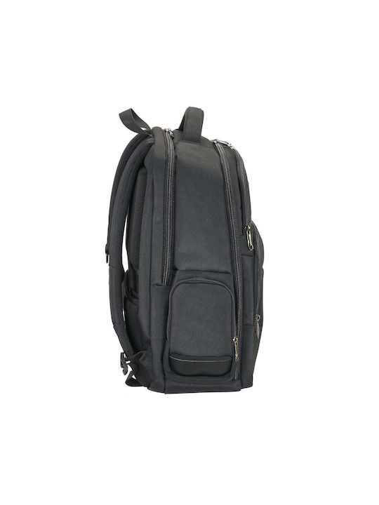 RCM Men's Fabric Backpack Waterproof Black 34lt