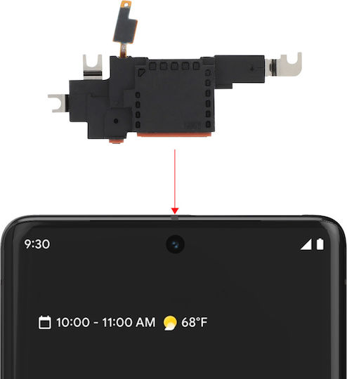 Relife Internal Speaker Google Pixel 7 Pro Replacement Earpiece Black