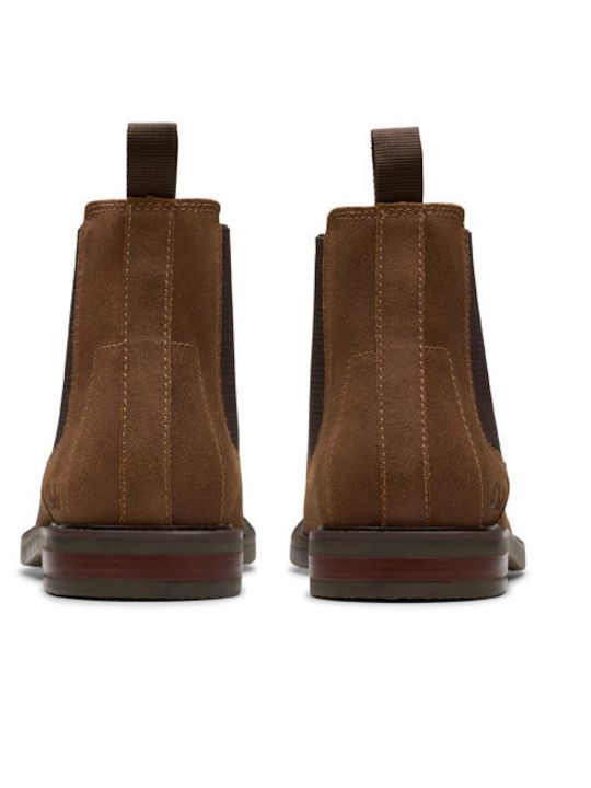 Jaxen Easy Suede Καφέ Ανδρικά Μποτάκια