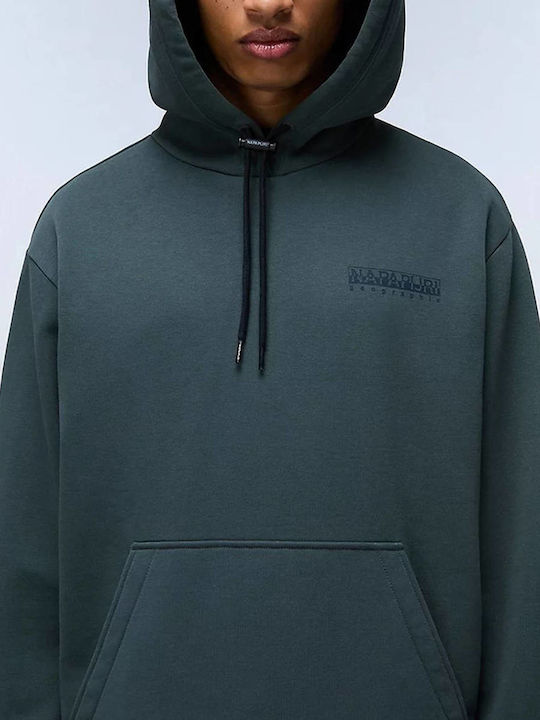 Hooded Khaki Sweatshirt NP0A4HZQ G1S