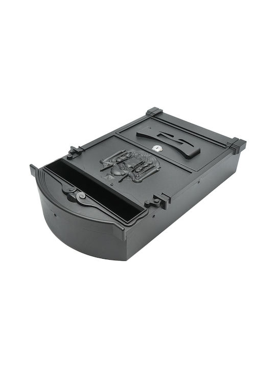 Breckner Cutie Poștală pentru Exterior Metalic în Culoarea Gri 26x9x41cm