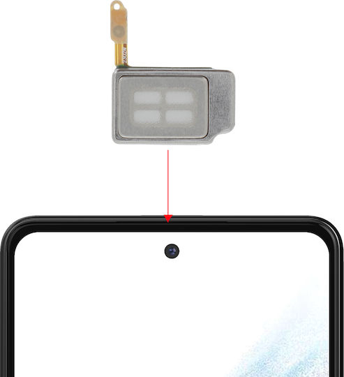 Clappio Internal Speakers Galaxy A53 5g Replacement Earphone Black
