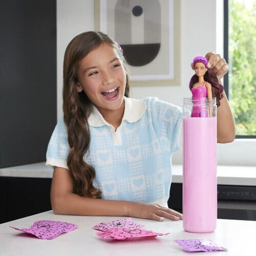 Barbie Ballerina Puppe Color Reveal für 3+ Jahre alt+ Jahre 30cm. (Verschiedene Designs/Sortimente von Designs) 1 Stk