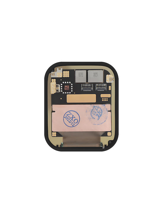 Резервен LCD екран със сензорно стъкло за Apple Watch 7 45mm GPS Cellular Черен