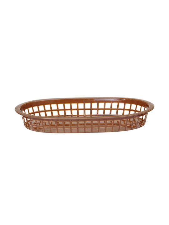 Hendi Καλάθι Ψωμιού Πλαστικό Καφέ 38cm