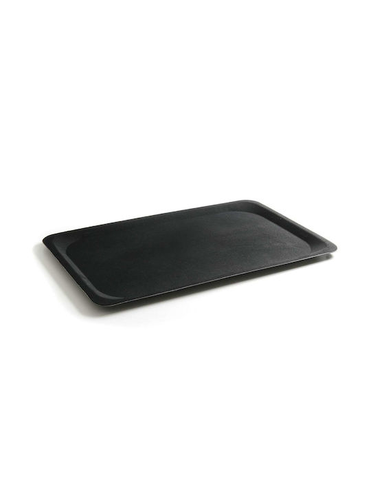 Hendi Rechteckig Serviertablett Rutschfest in Schwarz Farbe 37x53cm 1Stück