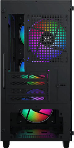 Xigmatek NYX Air II Геймърска Мини Кула Компютърна Кутия със Страничен Прозорец Черна
