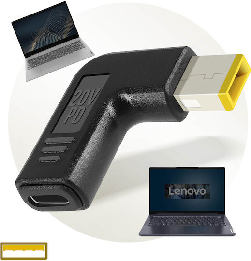 Usb-C auf Lenovo Square Plug Ladeadapter
