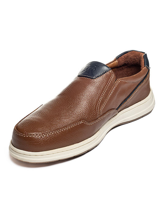 Rover Men's Leather Casual Shoes Brown