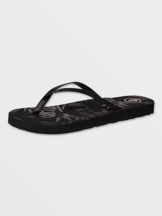 Volcom Color Me Women's Flip Flops Black