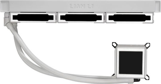 Lian Li GALAHAD II LCD 360 Охлаждане AIO CPU с 3 Вентилатора 120mm и ARGB Осветление Бял