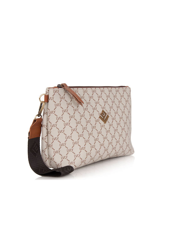 Lovely Handmade Mosaic Damen Umschlagtasche Beige