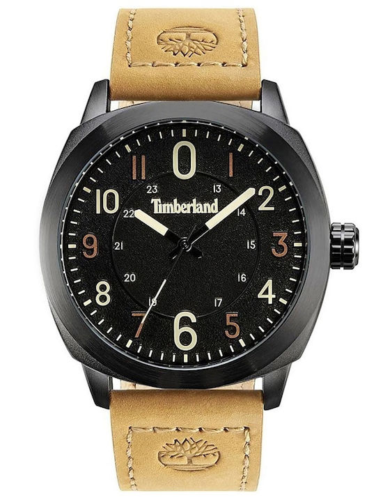 Timberland CillicotheZ Ρολόι Μπαταρίας με Δερμάτινο Λουράκι