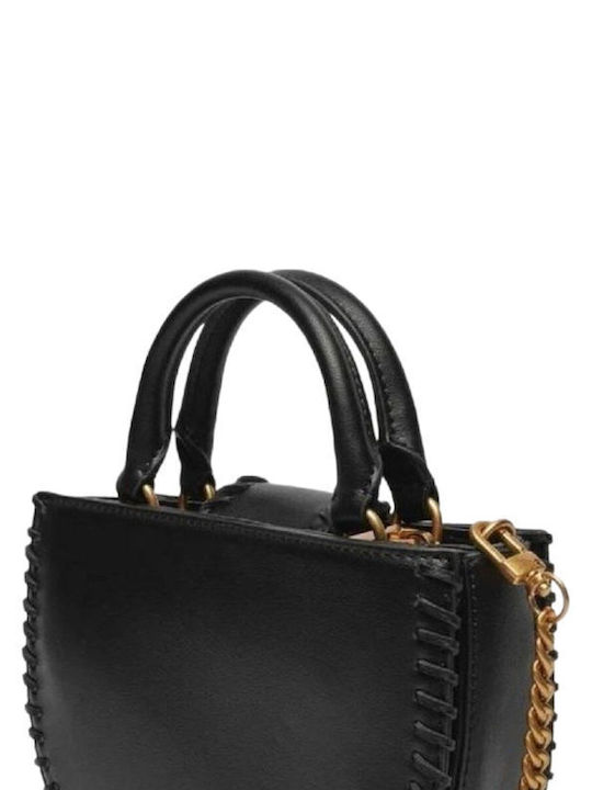 Guess Libera Mini Satchel Handbag Ba900276-black Women's