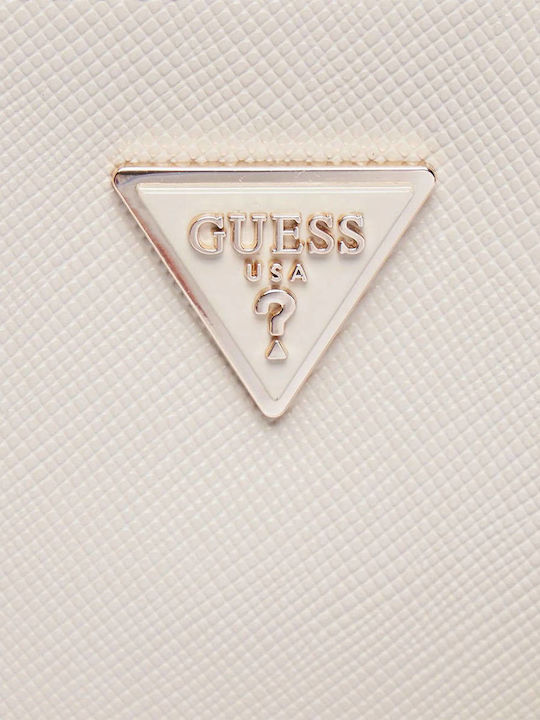 Guess Noelle Dbl Pouch Xbody Τσάντα Γυναικεία Taupe Gu0achwzg78797100000