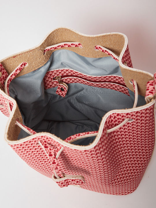 Elena Athanasiou Cube Pouch Bag Pink Ροζ Τσάντα Ώμου