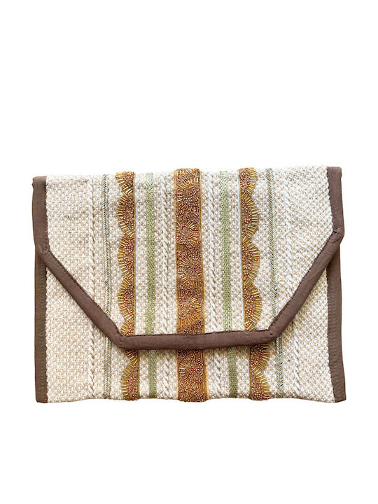 Handgefertigte indische bestickte Tasche Chandni Braun Solo Me Damen Einheitsgröße Clutch Handgefertigte indische bestickte Tasche Chandni Braun Solo Me Damen Einheitsgröße Clutch
