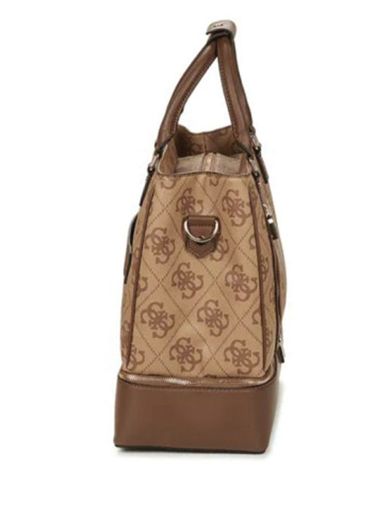 Guess Women's Handbag Hwb76044150-latte Multi