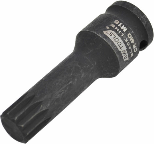 Awtools Impact Sockets Spline 8pcs Black Line